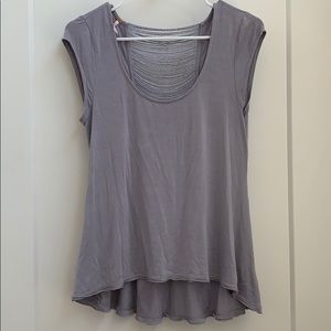 Free People Short Sleeve w/ strappy back